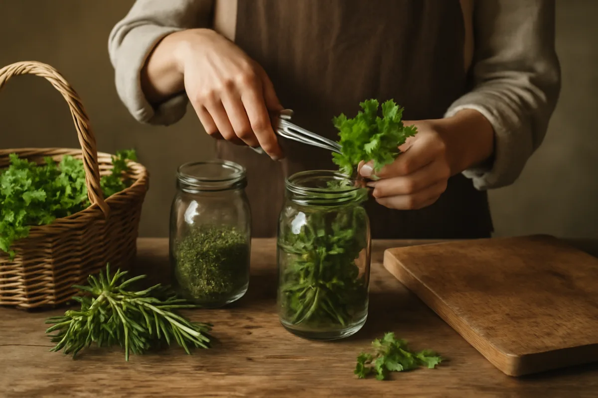 Come si raccolgono e conservano le erbe? Il segreto che mantiene l’aroma intenso
