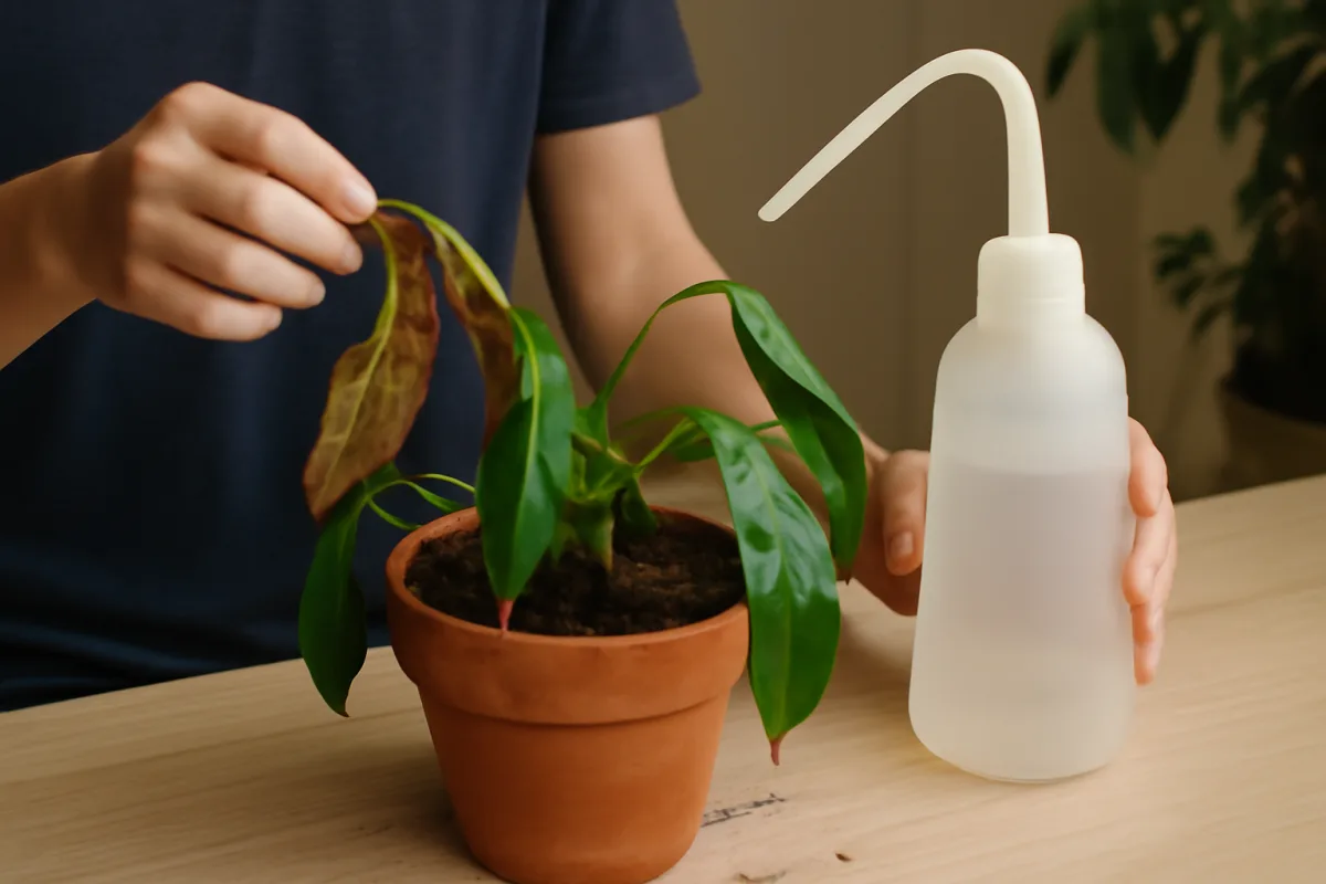 Sintomi di eccesso d’acqua nelle piante: segnali inequivocabili da correggere subito