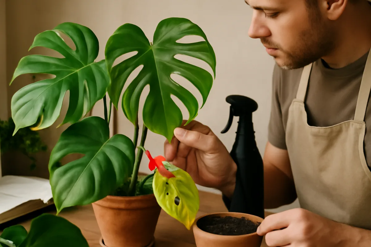 Perché le foglie di monstera si bucano? La causa e come favorire lo sviluppo regolare