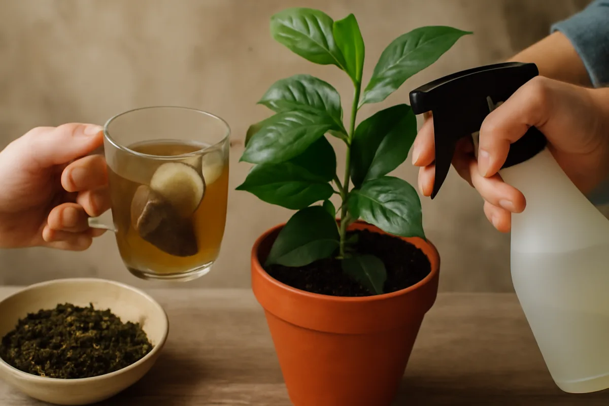 Come usare il tè verde sulle piante? Il metodo bio che rinvigorisce foglie e radici